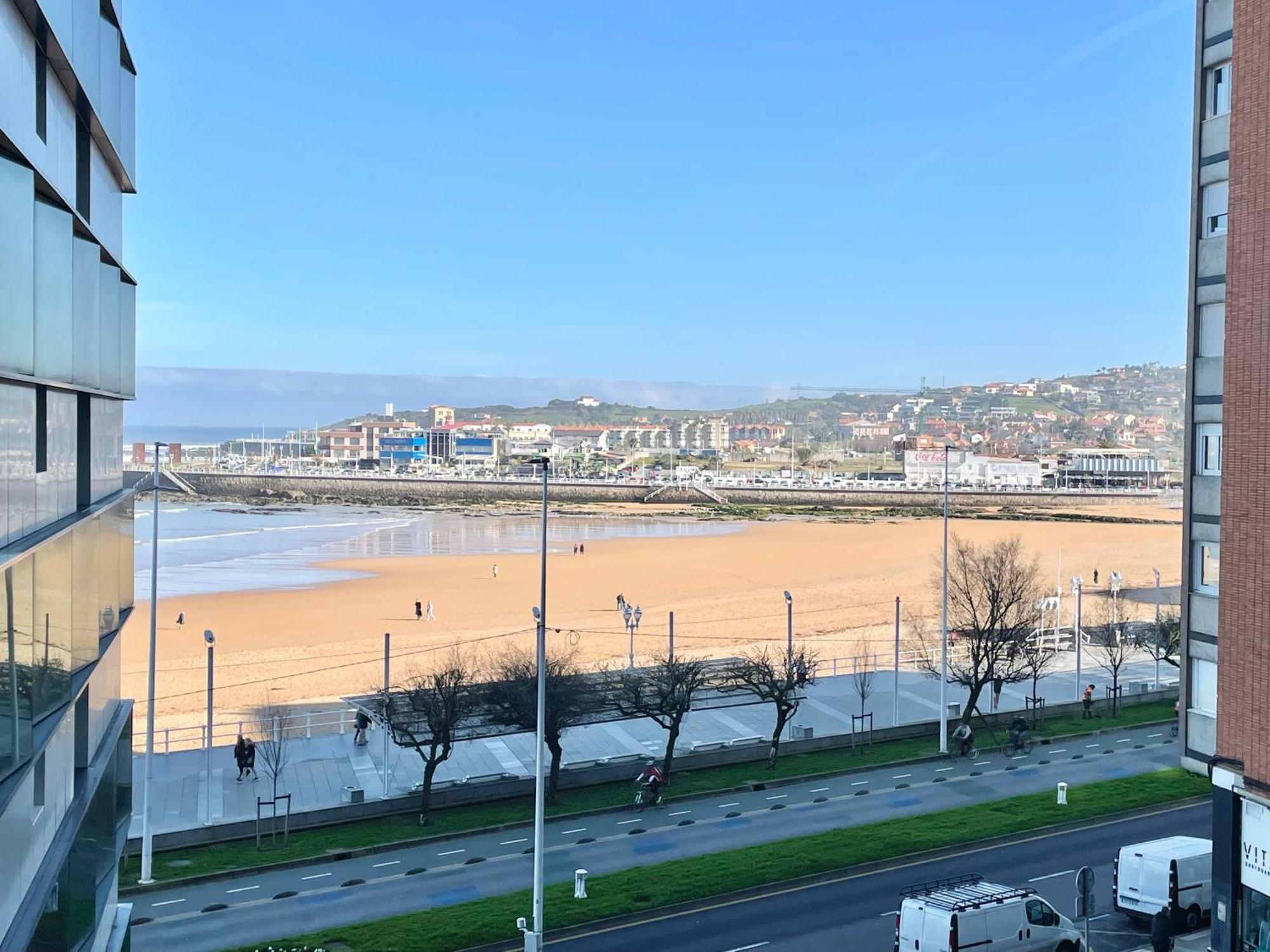 Apartamento San Lorenzo Playa. Vistas Al Mar. Gijón Extérieur photo